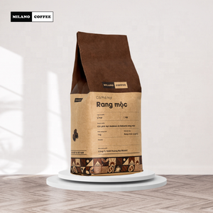 Café Milano, Granos de Arábica y Robusta Tostados, 1 kg, Tueste Ligero, Orgánico, Full City + Origen Vietnam, Empaquetado en Bolsa - Product Image 5