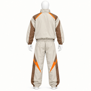 Conjunto de chándal cortavientos personalizado para hombre, 100% algodón, sudadera con capucha extragrande, chándales holgados para entrenamiento, ropa urbana, precio económico, OEM - Product Image 6