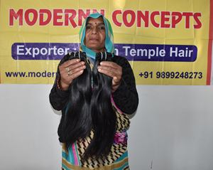 Venta al por mayor 100% Virgin Temple Extensiones de cabello humano Deep Bundle Straight Raw Cambodian Hair Sin procesar Cabello humano - Product Image 2