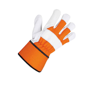 Industrial Safety Work <b>Gloves</b> for Factory Workers Construction Sites & General Labor-Neoprene & Cow Split Leather Anti-Vibration - Product Image 6