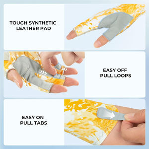 Guantes de Vela Deportivos de la Mejor Calidad Hechos en Fábrica, Transpirables, Impermeables, con Correa de Muñeca Ajustable y Antideslizante, para Pesca - Product Image 3