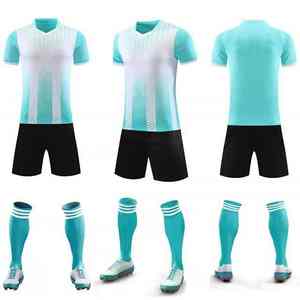 Tenues de football 7 sur 7 personnalisables pour adultes et jeunes, ensemble maillot de foot avec impression de nom, en stock pour équipes masculines - Product Image 3
