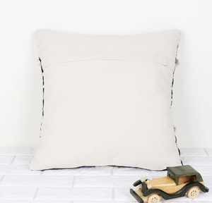 Hand Tufted Texture Boho Black and Ivory Cushion Cover Handmade <b>Decorative</b> <b>Pillow</b> Case for Sofa Bedroom Living Room Home Decor - Product Image 3