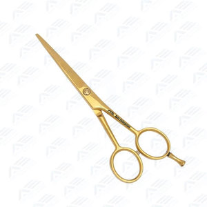 Trimming Styling Professional Grooming Barbers Mens <b>Beard</b> <b>Care</b> Durable Premium Gold <b>Beard</b> Scissors Sharp Stainless Steel Blades - Product Image 6