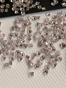 Diamants de laboratoire taille princesse, excellente taille, CVD HPHT, certifiés IGI, couleur rose, VS-VVS, diamants de mêlée pour la fabrication de bijoux - Product Image 2