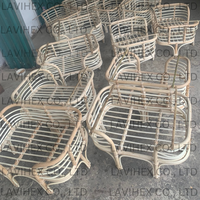 Großhandel natürliche Rattan Hund Haustier Bett nachhaltige umwelt freundliche Haustier Betten für Indoor Outdoor Made in Vietnam guten Preis