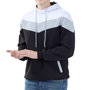 Men's Polyester/Cotton Blend Zipper-Up Heavy Weight French Terry <b>Waterproof</b> Eco-Friendly Regular Fit Winter Hoodies - Product Image 4
