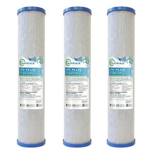 Cartouches de filtres à eau, filtre catalytique en bloc de carbone, système de 20 pouces, cartouche activée pour une hydratation propre et fraîche - Product Image 1