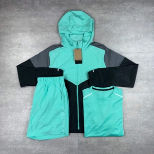 Veste anorak légère imperméable coupe-vent pour homme, double couche, respirante, séchage rapide, doublure en mesh, logo personnalisé, fitness, extérieur - Product Image 5