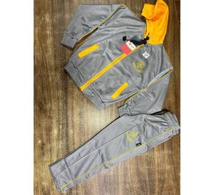 Survêtement gris pour étudiants, uniformes pour enfants en super poly, vente chaude, design personnalisé pour l'école - Product Image 3