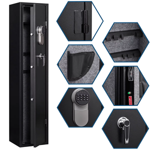 Caja de seguridad para pistola de seguridad digital biométrica segura ignífuga al por mayor con antirrobo para el hogar cajas fuertes para niños - Product Image 3