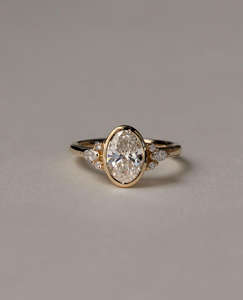 IGI/GIA Lab Grown Cut Diamond Vintage 14k jaune mariage/bague de fiançailles unisexe or blanc fin pour anniversaire fête-digne - Product Image 3