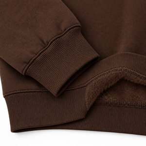 Sudadera de cuello redondo negra para hombre, informal, de manga larga, 100% algodón polar - Product Image 4