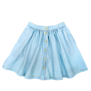 Falda Vaquera Personalizada, Estilo Vintage, Lavada, Mini, Midi, Maxi, Casual, Streetwear, Corte en A, Fabricante Mayorista de Marca Privada - Product Image 5