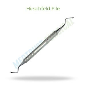 Lime à os Hirschfeld 3/7, instrument chirurgical dentaire, usage orthopédique - Product Image 2