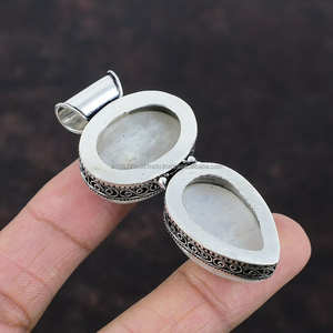 Colgante de plata esterlina 925 sólido hecho a mano, colgante increíble, joyería hecha a mano, regalo de boda - Product Image 3