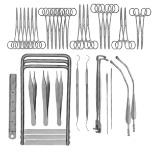 Ensemble chirurgical complet, kit d'instruments de chirurgie générale, acier inoxydable de qualité supérieure, réutilisable, autoclavable, outils chirurgicaux manuels - Product Image 5