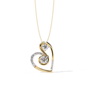 Classic 14K <b>Solid</b> <b>Gold</b> Round Cut Set Lab Diamond Solitaire <b>Pendant</b> Necklace for Women Party Gift - Product Image 6