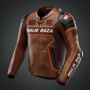 Chaqueta de Motociclista Malik Raza Signature Elite |   Cuero de Grano Entero |   Excelencia Artesanal Premium - Product Image 5