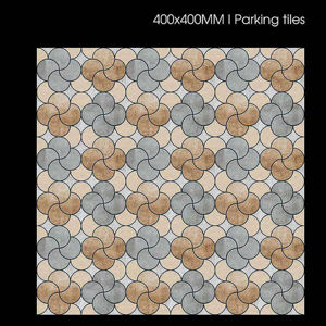 Dalles de stationnement en céramique à finition mate résistantes aux intempéries 40x40cm 400x400mm Revêtement de sol extérieur pour allées, espaces ouverts et jardins - Product Image 1
