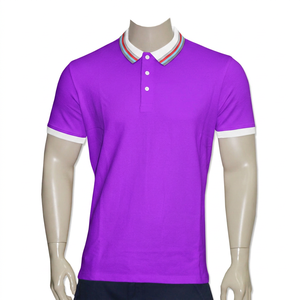 Diseña Tu Propia Marca, Camiseta de Golf de Manga Corta para Hombre, 100% Algodón, Antiarrugas, con Estampado Digital - Product Image 3