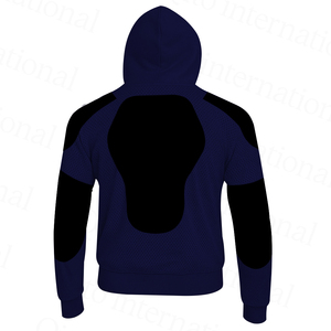 Hoodie de moto entièrement personnalisé avec doublure en Kevlar et protections anti-abrasion, sweats à capuche de protection pour motards - Product Image 5