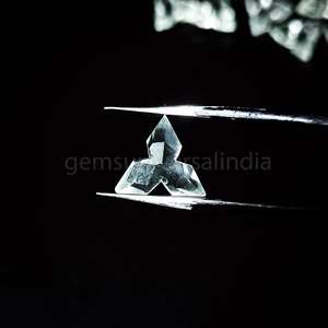 Natural Crystal <b>Quartz</b> Ninja Star Shape Hand Carved Gemstone Beads For Jewelry Making 12mm <b>Clear</b> <b>Quartz</b> Briolette Charms Bulk - Product Image 6