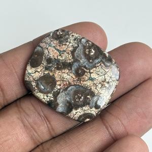 พลอยแจสเปอร์ลายเสือดาวธรรมชาติทรงรีขัดเงา คุณภาพสูง สำหรับทำเครื่องประดับ จำหน่ายจำนวนมาก - Product Image 4