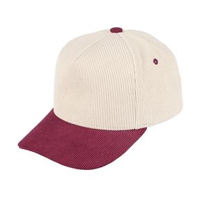 Gorra Trucker Unisex Beige de Dos Tonos, Gorra Snapback de Lona y Pana, Proveedor Mayorista - Product Image 5
