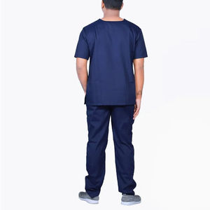 Custom Logo Unisex Hospital <b>Scrub</b> <b>Sets</b> with Canvas Fabric Wholesale OEM Service Doctor Nursing Design Blouses & Shirts - Product Image 2
