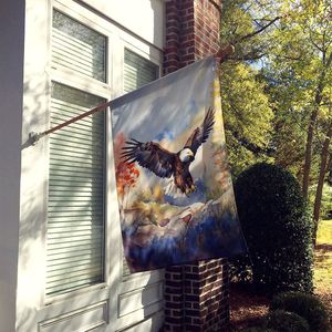 Águila gran porche manga poste decorativo patio Banner arte Multicolor poliéster casa bandera casa tamaño colgante de pared - Product Image 2