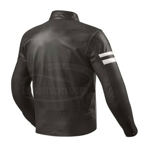 Vestes de moto en cuir personnalisées avec votre propre conception Veste de moto en cuir fabriquée au Pakistan - Product Image 2