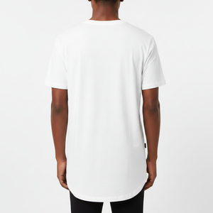 Camisetas Casuales para Hombre, Sin Arrugas, para Uso Diario, con Dobladillo Curvo, de Algodón y Poliéster, Diseño Liso, Personalizables - Product Image 4