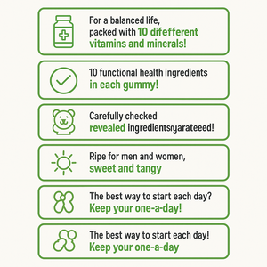 Bonbons Gommeux Multivitaminés et Minéraux, Marque Privée OEM, Aliment Santé, Améliore l'Immunité, Adulte, Corée, 3g, 90 unités, Durée de Conservation 24 mois - Product Image 4