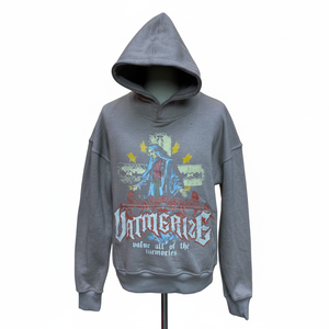 Sudadera con capucha personalizada de alta calidad, la más demandada, con logo impreso personalizado, fabricada en fábrica, a precio económico para hombre. - Product Image 2