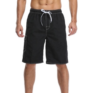 Shorts d'été pour hommes, shorts décontractés noirs pour hommes - Product Image 1