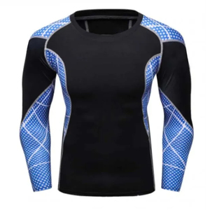 Maillot de bain anti-UV respirant à manches longues pour homme, fabrication directe usine, personnalisation de marque, vente en gros, export, tissu premium - Product Image 1