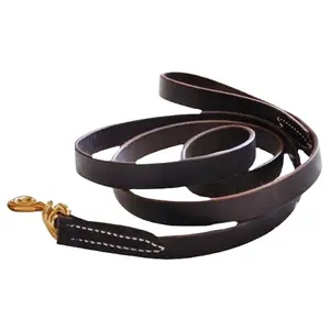 Pet leash custom colors vegan breathable adjustable comfort personalized leather dog leashes for pet training walking