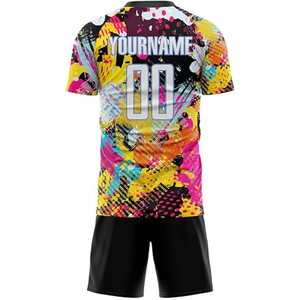 Conception de maillots professionnels USA Europe, tissu respirant, impression par sublimation, kit d'équipe, couleurs personnalisées, logo, uniforme - Product Image 6