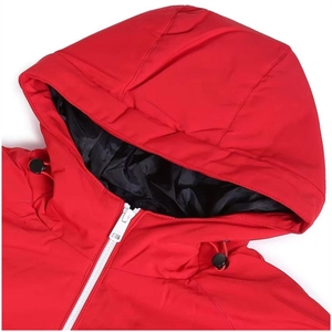 Men's Red Navy Eco-Friendly Waterproof Windproof Casual <b>Winter</b> <b>Quilted</b> Jacket Zipper Closure Regular Fit High Street - Product Image 6