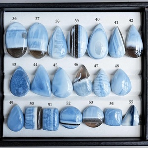 Owyhee Blue <b>Opal</b> Cabochon Natural Flatback Loose Gemstones for Jewelry Making - Product Image 1