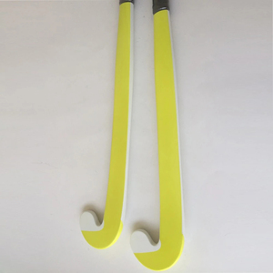 Meilleures ventes : Équipements de hockey sur gazon de qualité supérieure, longueur personnalisable, pour intérieur et extérieur, blanc et jaune avec pointe noire - Product Image 6