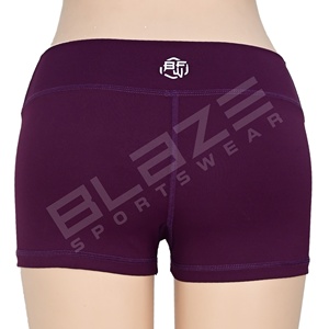 กางเกงกีฬาขาสั้นเอวสูงเอวยางยืดกางเกงสำหรับเล่นโยคะฟิตเนสแบบใหม่ออกแบบได้ตามต้องการ - Product Image 3