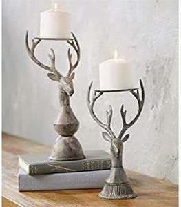 Escultura Metálica de Reno de Diseño Vintage, Hecha a Mano, Estilo Moderno, Ecológica, Adorno Navideño y para Bodas, Decoración para el Hogar - Product Image 4