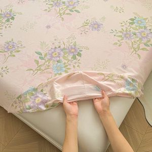 Sábana Plana de Algodón Estampada, 300 Hilos, Transpirable, para Todas las Estaciones, para Adultos, Sólida, Ultra Suave, Hilo 40s, Moderna, para Uso Hospitalario - Product Image 4