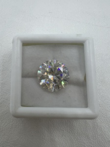 Diamant rond de haute qualité 2mm/4mm/6mm/8mm/10mm/12mm/14mm/16mm/18mm/20mm/Pierre précieuse en vrac Couleur D Pureté VVS - Product Image 3