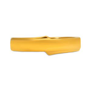 Classic <b>Plain</b> Polished Gold Band <b>Ring</b> for Women & Men Minimalist Everyday Wedding Band Jewelry Minimal Finger <b>Ring</b> - Product Image 3