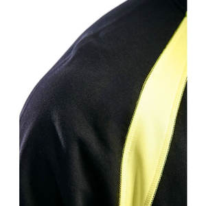 Sudadera de construcción para hombre, ropa de trabajo de alta visibilidad, para correr, negra/amarilla, reflectante, de seguridad, sudadera de alta visibilidad para el trabajo. - Product Image 5