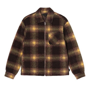 Veste polaire Sherpa chaude et ample à capuche pour homme avec poche zippée, vestes polaires de chasse personnalisées, veste polaire Sherpa coupe-vent - Product Image 1