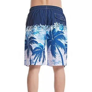 Short de bain homme personnalisé 2026 à séchage rapide, logo imprimé numériquement sur le devant, en tissu toile 100% coton biologique, style vintage, pour la plage - Product Image 6